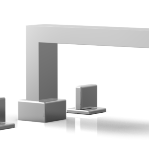 Phylrich MIX Deck Tub Set – Blade Handles 290-40 – Polished Chrome