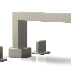 Phylrich MIX Deck Tub Set – Blade Handles 290-40 – Polished Nickel