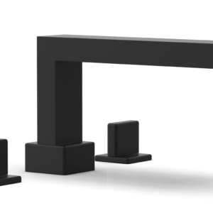 Phylrich MIX Deck Tub Set – Blade Handles 290-40 – Matte Black