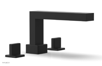 Phylrich MIX Deck Tub Set - Blade Handles 290-40 - Matte Black