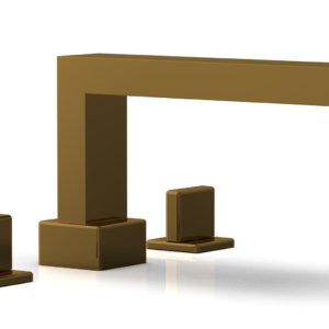 Phylrich MIX Deck Tub Set – Blade Handles 290-40 – French Brass