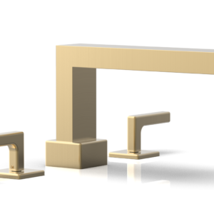 Phylrich MIX Deck Tub Set – Lever Handles 290-41 – Satin Brass