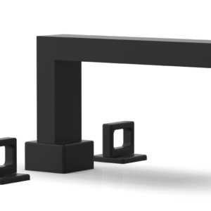 Phylrich MIX Deck Tub Set – Ring Handles 290-42 – Matte Black