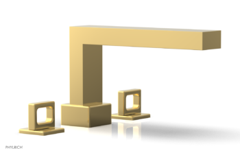 Phylrich MIX Deck Tub Set - Ring Handles 290-42 - Polished Gold