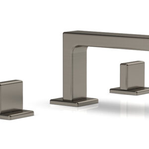 Phylrich MIX Widespread Faucet – Blade Handles 4-1/4″ Height 290L-01 – Pewter
