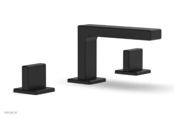 Phylrich MIX Widespread Faucet - Blade Handles 4-1/4" Height 290L-01 - Matte Black