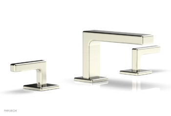 Phylrich MIX Widespread Faucet - Lever Handles 4-1/4" Height 290L-02 - Satin Nickel