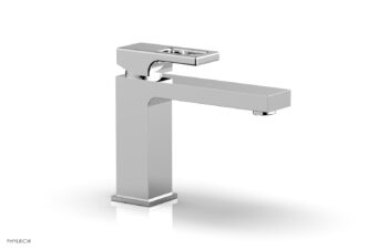 Phylrich MIX Single Hole Lavatory Faucet, Low - Ring Handle 290L-07 - Polished Chrome
