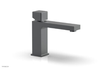 Phylrich MIX Single Hole Lavatory Faucet, Low - Cube Handle 290L-08 - Gun Metal