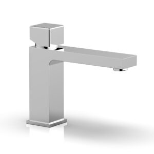 Phylrich MIX Single Hole Lavatory Faucet, Low – Cube Handle 290L-08 – Polished Chrome