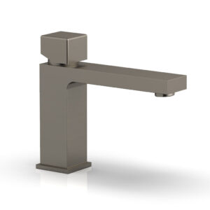 Phylrich MIX Single Hole Lavatory Faucet, Low – Cube Handle 290L-08 – Pewter