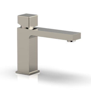 Phylrich MIX Single Hole Lavatory Faucet, Low – Cube Handle 290L-08 – Polished Nickel