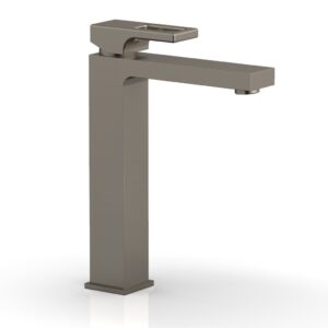 Phylrich MIX Single Hole Lavatory Faucet, Tall – Ring Handle 290T-07 – Pewter