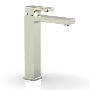 Phylrich MIX Single Hole Lavatory Faucet, Tall – Ring Handle 290T-07 – Satin Nickel