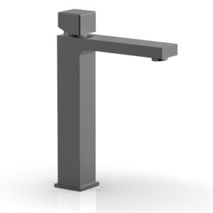 Phylrich MIX Single Hole Lavatory Faucet, Tall – Cube Handle 290T-08 – Gun Metal