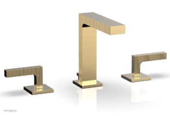 Phylrich STRIA Widespread Faucet 291-02 - Satin Brass