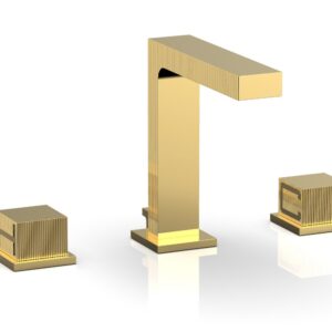 Phylrich STRIA Widespread Faucet 291-04 – Polished Gold