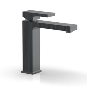 Phylrich STRIA Single Hole Lavatory Faucet, Blade Handle 291-06 – Gun Metal