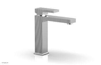 Phylrich STRIA Single Hole Lavatory Faucet, Blade Handle 291-06 - Polished Chrome