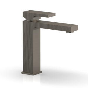 Phylrich STRIA Single Hole Lavatory Faucet, Blade Handle 291-06 – Pewter