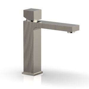 Phylrich STRIA Single Hole Lavatory Faucet, Cube Handle 291-08 – Polished Nickel