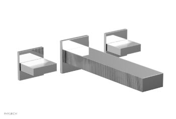 Phylrich STRIA Wall Lavatory Set Blade Handles 291-11 - Polished Chrome