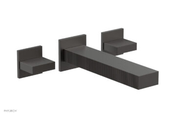 Phylrich STRIA Wall Lavatory Set Blade Handles 291-11 - Oil Rubbed Bronze