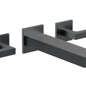 Phylrich STRIA Wall Lavatory Set 291-12 – Gun Metal