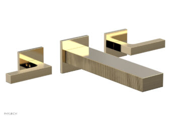 Phylrich STRIA Wall Lavatory Set 291-12 - Satin Brass