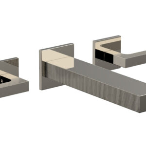 Phylrich STRIA Wall Lavatory Set 291-12 – Polished Nickel