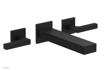 Phylrich STRIA Wall Lavatory Set 291-12 - Matte Black