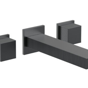 Phylrich STRIA Wall Lavatory Set 291-14 – Gun Metal