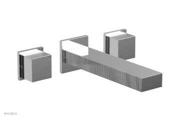 Phylrich STRIA Wall Lavatory Set 291-14 - Polished Chrome