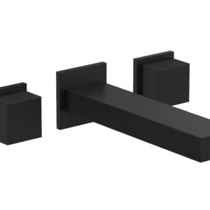 Phylrich STRIA Wall Lavatory Set 291-14 – Matte Black
