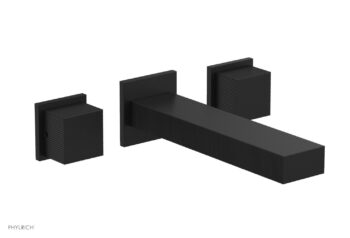 Phylrich STRIA Wall Lavatory Set 291-14 - Matte Black
