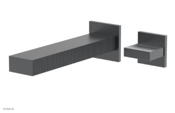 Phylrich STRIA - Single Handle Wall Lavatory Set - Blade Handle 291-17 - Gun Metal