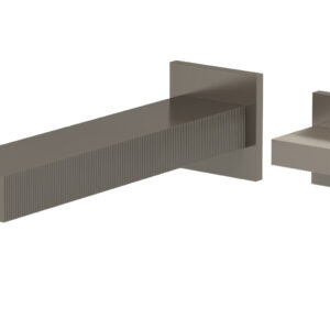 Phylrich STRIA – Single Handle Wall Lavatory Set – Blade Handle 291-17 – Pewter