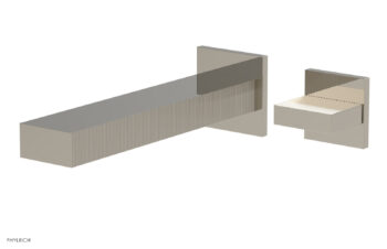Phylrich STRIA - Single Handle Wall Lavatory Set - Blade Handle 291-17 - Polished Nickel