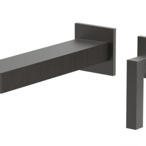 Phylrich STRIA – Single Handle Wall Lavatory Set – Lever Handle 291-18 – Oil Rubbed Bronze