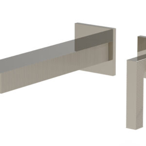 Phylrich STRIA – Single Handle Wall Lavatory Set – Lever Handle 291-18 – Polished Nickel