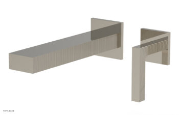 Phylrich STRIA - Single Handle Wall Lavatory Set - Lever Handle 291-18 - Polished Nickel