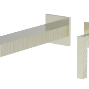 Phylrich STRIA – Single Handle Wall Lavatory Set – Lever Handle 291-18 – Satin Nickel