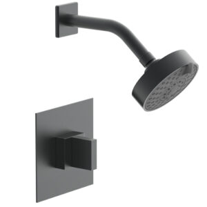 Phylrich STRIA Pressure Balance Shower Set Blade Handle 291-21 – Gun Metal