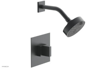 Phylrich STRIA Pressure Balance Shower Set Blade Handle 291-21 - Gun Metal