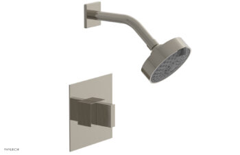 Phylrich STRIA Pressure Balance Shower Set Blade Handle 291-21 - Polished Nickel