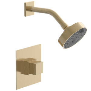 Phylrich STRIA Pressure Balance Shower Set 291-24 – Satin Brass