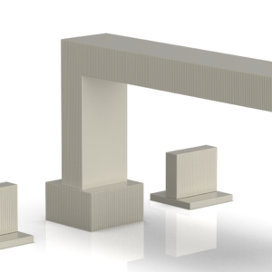 Phylrich STRIA Deck Tub Set Blade Handles 291-40 – Burnished Nickel