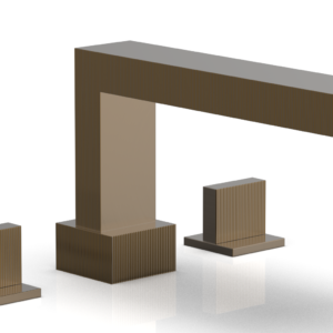 Phylrich STRIA Deck Tub Set Blade Handles 291-40 – Antique Brass