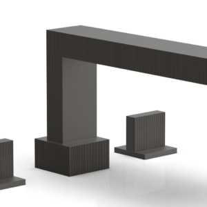 Phylrich STRIA Deck Tub Set Blade Handles 291-40 – Oil Rubbed Bronze