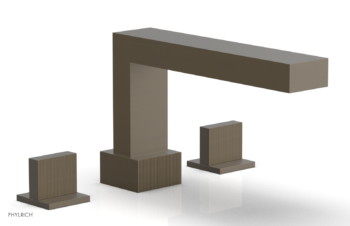 Phylrich STRIA Deck Tub Set Blade Handles 291-40 - Architectural Bronze